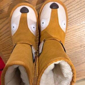 Emu Tan Suede Kids Boots